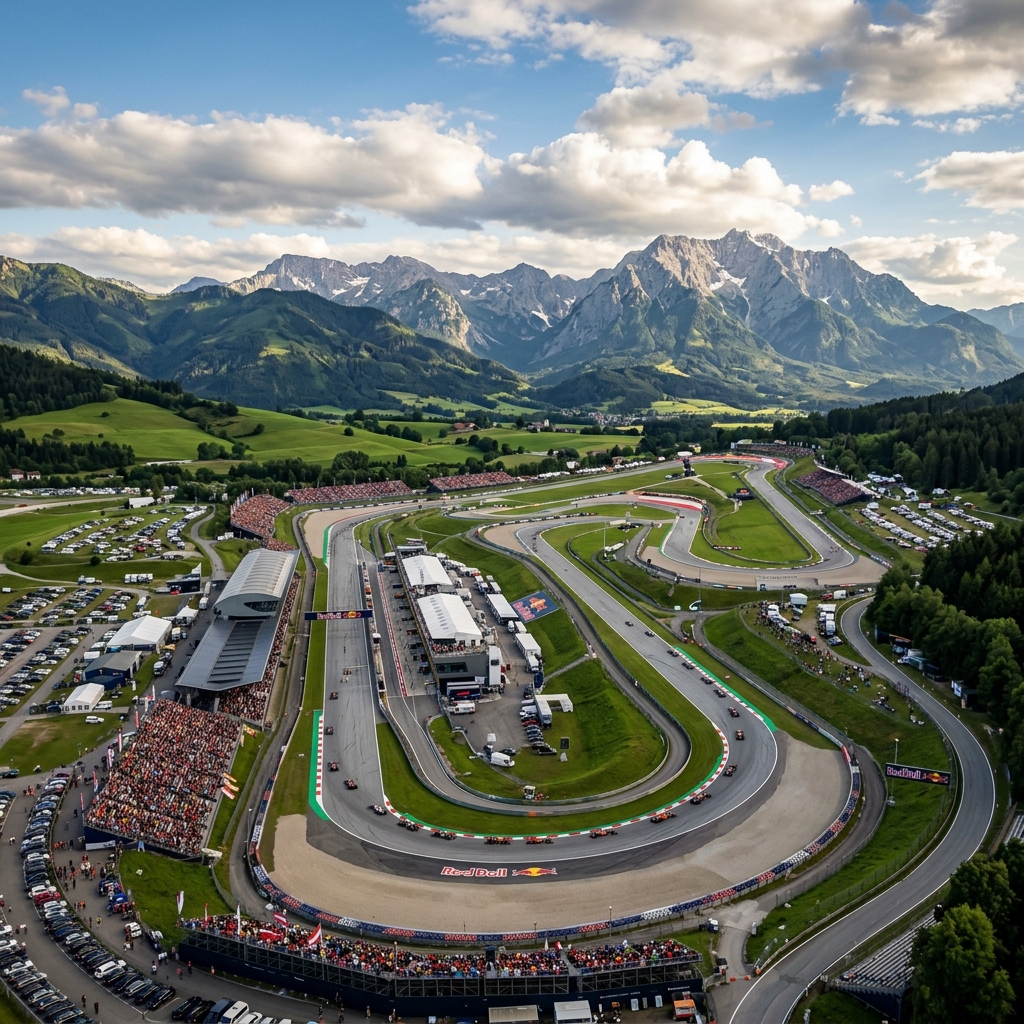 Red Bull Ring závodní okruh – Rakousko